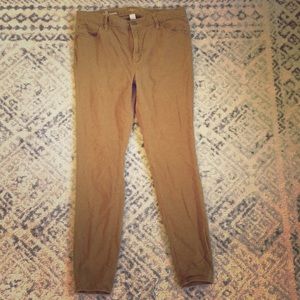 LOFT Outlet Mustard Legging Jeans Size 8